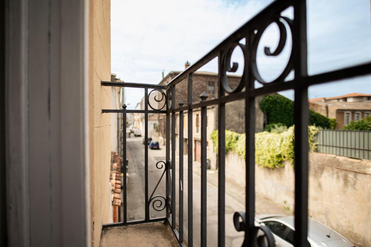 Montsejour - Studio Climatise Entre Gare & Cite Carcassonne Exterior foto